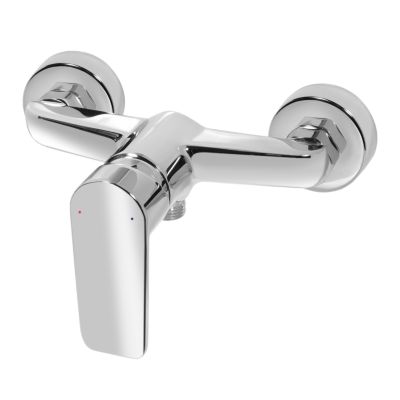 Mitigeur de douche mécanique, chrome, NF, GoodHome Aisai