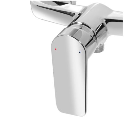 Mitigeur de douche mécanique, chrome, NF, GoodHome Aisai