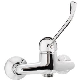 Mitigeur De Douche Mural A Levier etendu Chrome Facile A Utiliser
