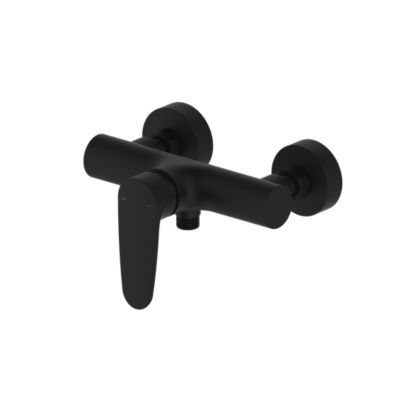 Mitigeur de douche noir GoodHome Cavally