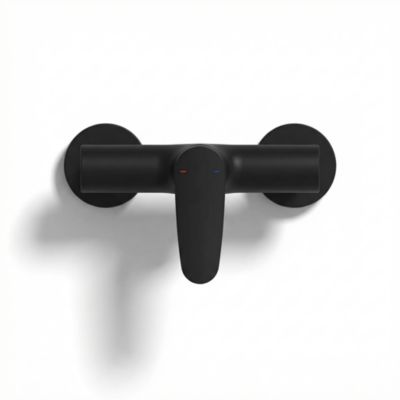 Mitigeur de douche noir GoodHome Cavally