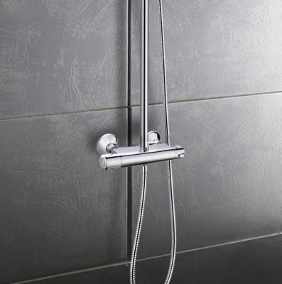 Mitigeur de douche thermostatique chromé Edouard Rousseau Breva