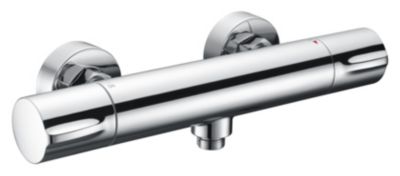 Mitigeur de douche thermostatique chrome, Edouard Rousseau Kilya