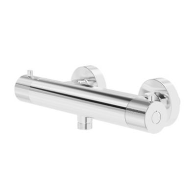 Mitigeur de douche thermostatique, chrome, GoodHome Owens