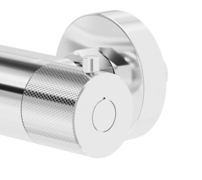 Mitigeur de douche thermostatique, chrome, GoodHome Owens