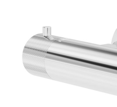Mitigeur de douche thermostatique, chrome, GoodHome Owens