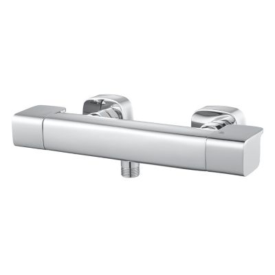 Mitigeur de douche thermostatique chromé GoodHome Teesta