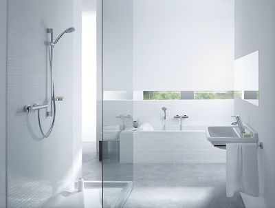 Mitigeur de douche thermostatique chromé Hansgrohe Ecostat 1001
