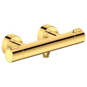 Mitigeur de douche thermostatique DURAVIT 1000 doré poli
