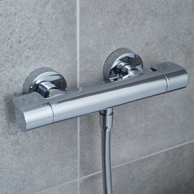 Mitigeur de douche thermostatique GoodHome Cavally