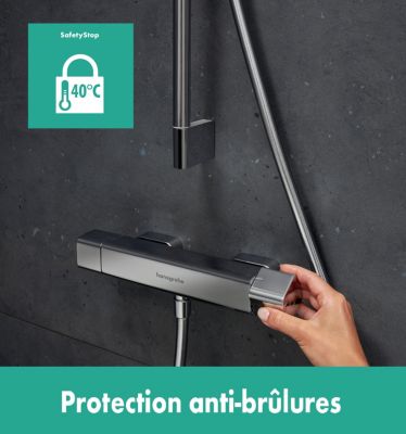Mitigeur de douche thermostatique Hansgrohe Ecostat E