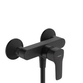 Mitigeur de douche thermostatique noir mat Hansgrohe MySport