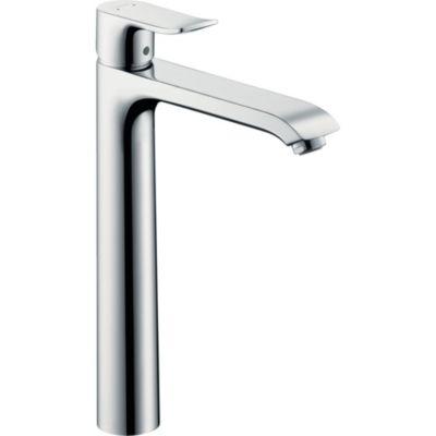 Mitigeur de lavabo 260 surélevé pour vasque libre, avec tirette et vidage chromé Metris Hansgrohe