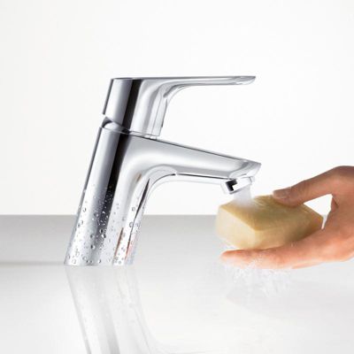 Mitigeur de lavabo 70 bonde Push-Open chromé Focus Hansgrohe