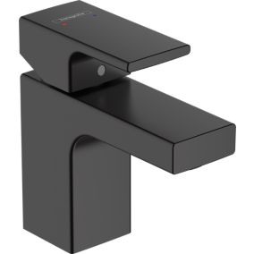 Mitigeur de lavabo 70 hansgrohe Vernis Shape noir mat