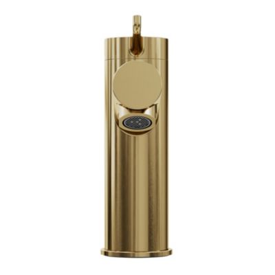 Mitigeur de lavabo avec mousseur orientable, taille M, doré, H.14,3 cm, GoodHome Maza