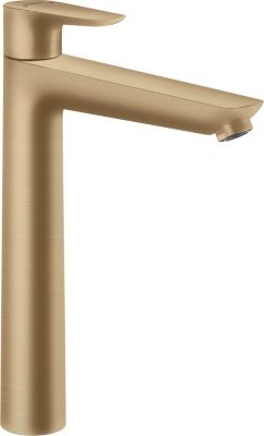 Mitigeur de lavabo avec tirette et vidage bronze brossé, Hansgrohe Talis E 240 EcoSmart