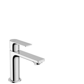 Mitigeur de lavabo avec tirette et vidage chromé, Hansgrohe Rebris E 110 CoolStart