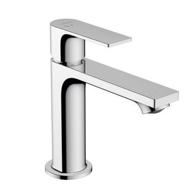 Mitigeur de lavabo avec tirette et vidage chromé, Hansgrohe Rebris E 110 CoolStart
