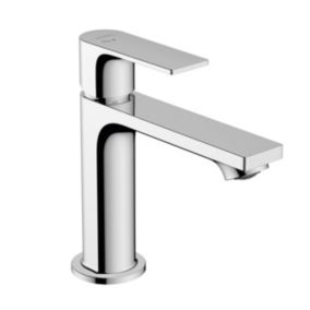 Mitigeur de lavabo avec tirette et vidage chromé, Hansgrohe Rebris E 110 CoolStart