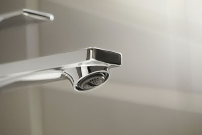 Mitigeur de lavabo avec tirette et vidage chromé, Hansgrohe Rebris E 110 CoolStart