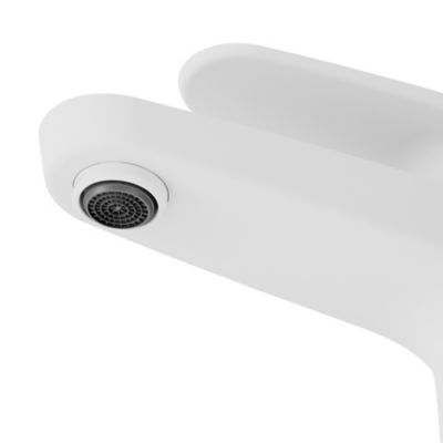 Mitigeur de lavabo blanc GoodHome Cavally M
