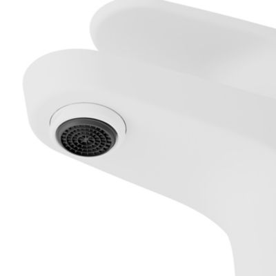 Mitigeur de lavabo blanc GoodHome Cavally