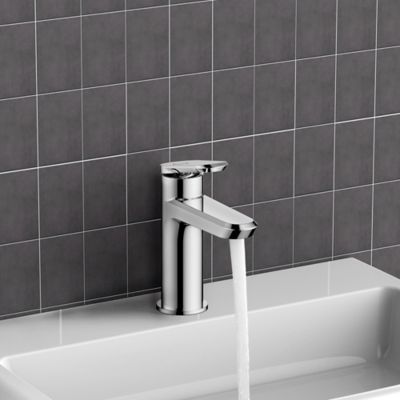 Mitigeur de lavabo chromé Cold Start GoodHome Lynton