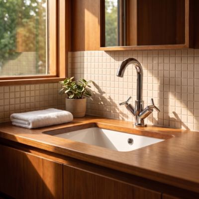 Mitigeur de lavabo chromé Essebagno Essekross