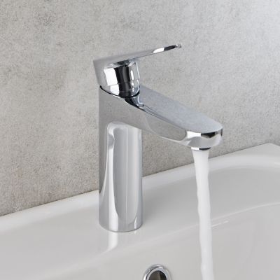 Mitigeur de lavabo chromé GoodHome Cavally L