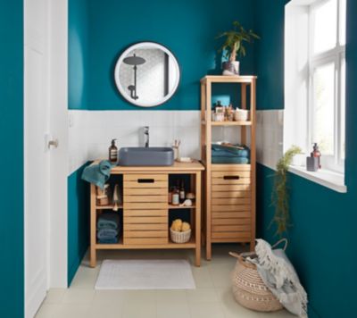 Mitigeur de lavabo chromé GoodHome Cavally XL