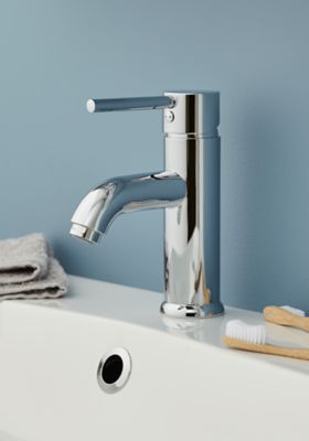 Mitigeur de lavabo chromé GoodHome Hoffell