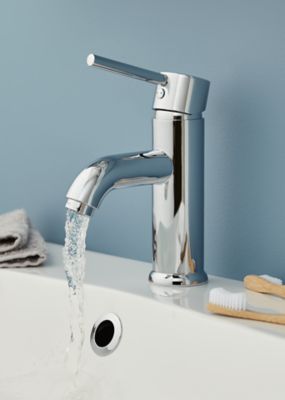 Mitigeur de lavabo chromé GoodHome Hoffell