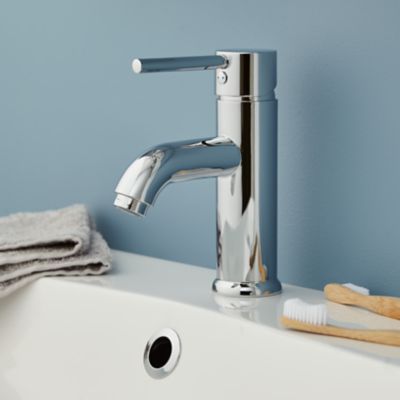 Mitigeur de lavabo chromé GoodHome Hoffell
