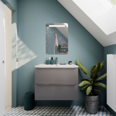 Mitigeur de lavabo chromé GoodHome Kolima
