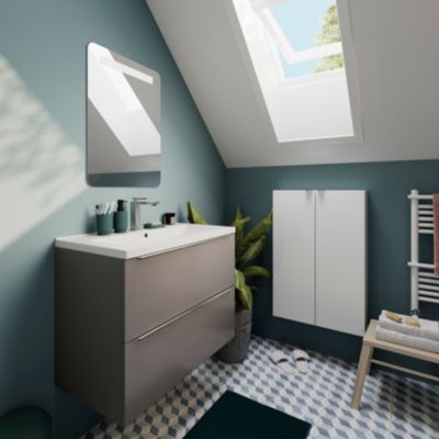 Mitigeur de lavabo chromé GoodHome Kolima