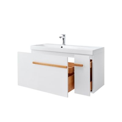Mitigeur de lavabo chromé GoodHome Pazar