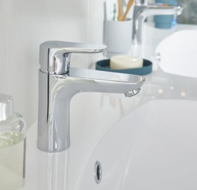 Mitigeur de lavabo chromé Hansgrohe Ecos L