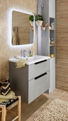 Mitigeur de lavabo chromé Hansgrohe Ecos L
