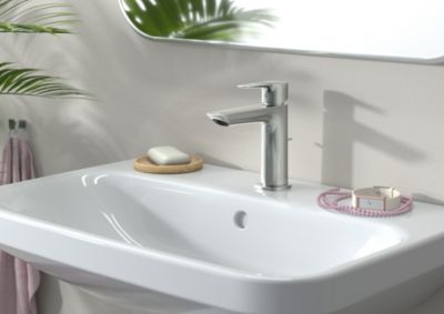 Mitigeur de lavabo chromé Hansgrohe MySport L Fine