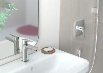 Mitigeur de lavabo chromé Hansgrohe MySport L Fine