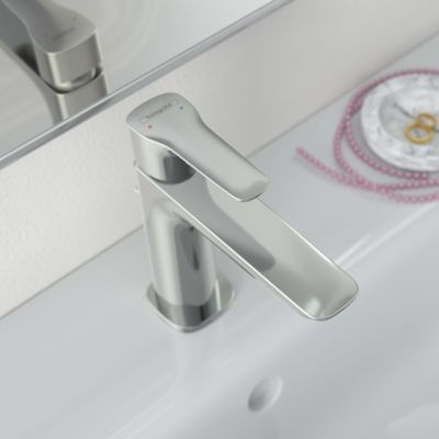 Mitigeur de lavabo chromé Hansgrohe MySport L Fine