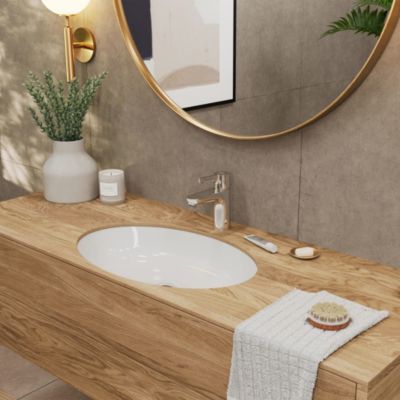 Mitigeur de lavabo chromé Hansgrohe Waterforms L CoolStart
