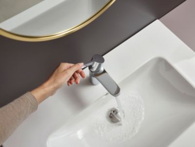 Mitigeur de lavabo chromé Hansgrohe Waterforms L CoolStart