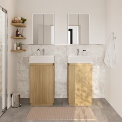 Mitigeur de lavabo chromé Hansgrohe Waterforms L CoolStart