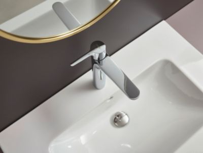 Mitigeur de lavabo chromé Hansgrohe Waterforms XL