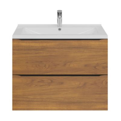 Mitigeur de lavabo chromé taille M avec bonde clic-clac, GoodHome Cavally