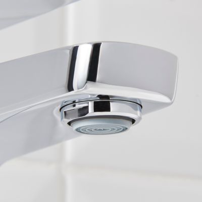 Mitigeur de lavabo chromé taille M avec bonde clic-clac, GoodHome Teesta