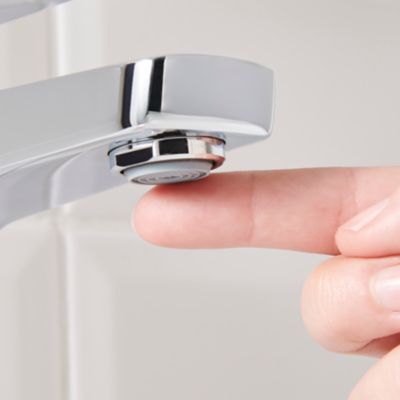 Mitigeur de lavabo chromé taille M avec bonde clic-clac, GoodHome Teesta