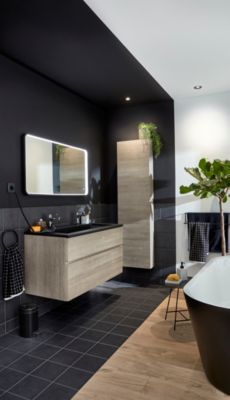 Mitigeur de lavabo chromé taille M avec bonde clic-clac, GoodHome Teesta